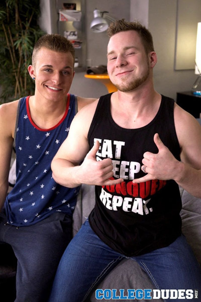 CollegeDudes Owen Michaels Taylor Blaise sexy scene kisses muscular chest abs strokes hard erect cock face fucking 002 tube video gay porn gallery sexpics photo - Owen Michaels Fucks Taylor Blaise
