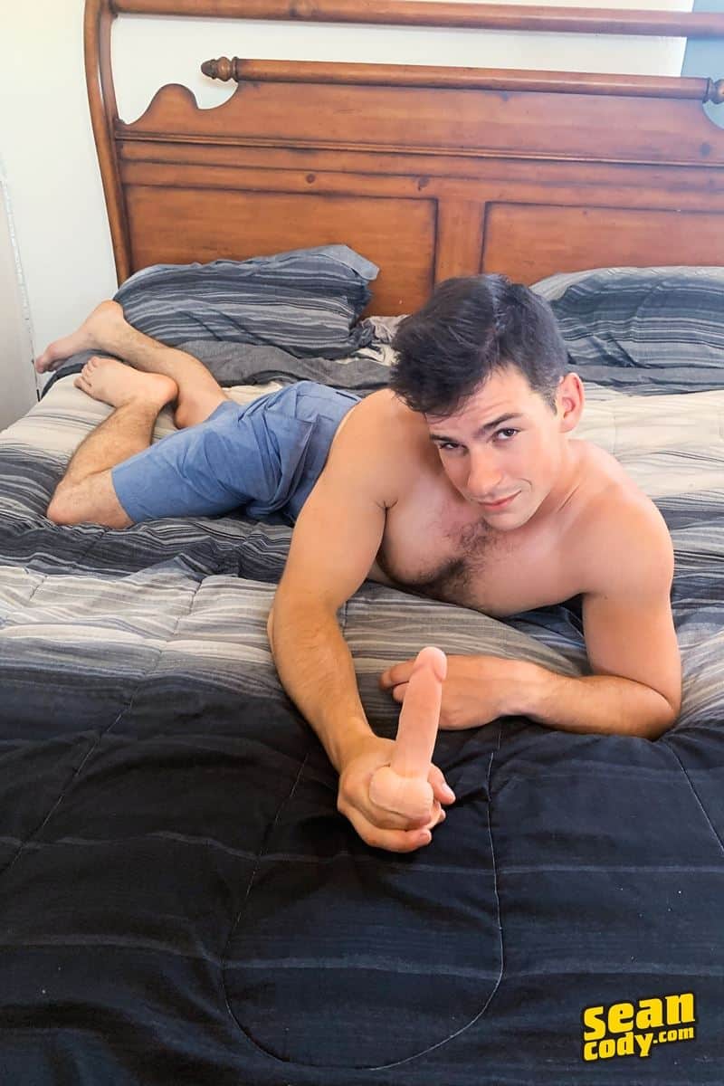 Horny hairy young muscle boy Archie Solo jerks big dick spraying cum all over furry abs 002 gay porn pics 1 - Horny hairy young muscle boy Archie Solo jerks his big dick spraying cum all over his furry abs
