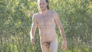 Sexy long haired ginger bisexual American stud Riley Rodriguez juggles jerks big uncut dick 0 gay porn pics 300x169 - Older muscle hunk Leo Bacchus’s bare asshole fucked balls deep by young muscle pup Bruno Galvez’s huge 9-inch uncut dick